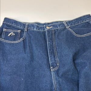 Classic Blue Denim Jeans 1980s Vintage Jordache  Dark Blue Jeans W38 Men’s